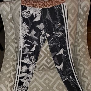 Adidas floral leggings